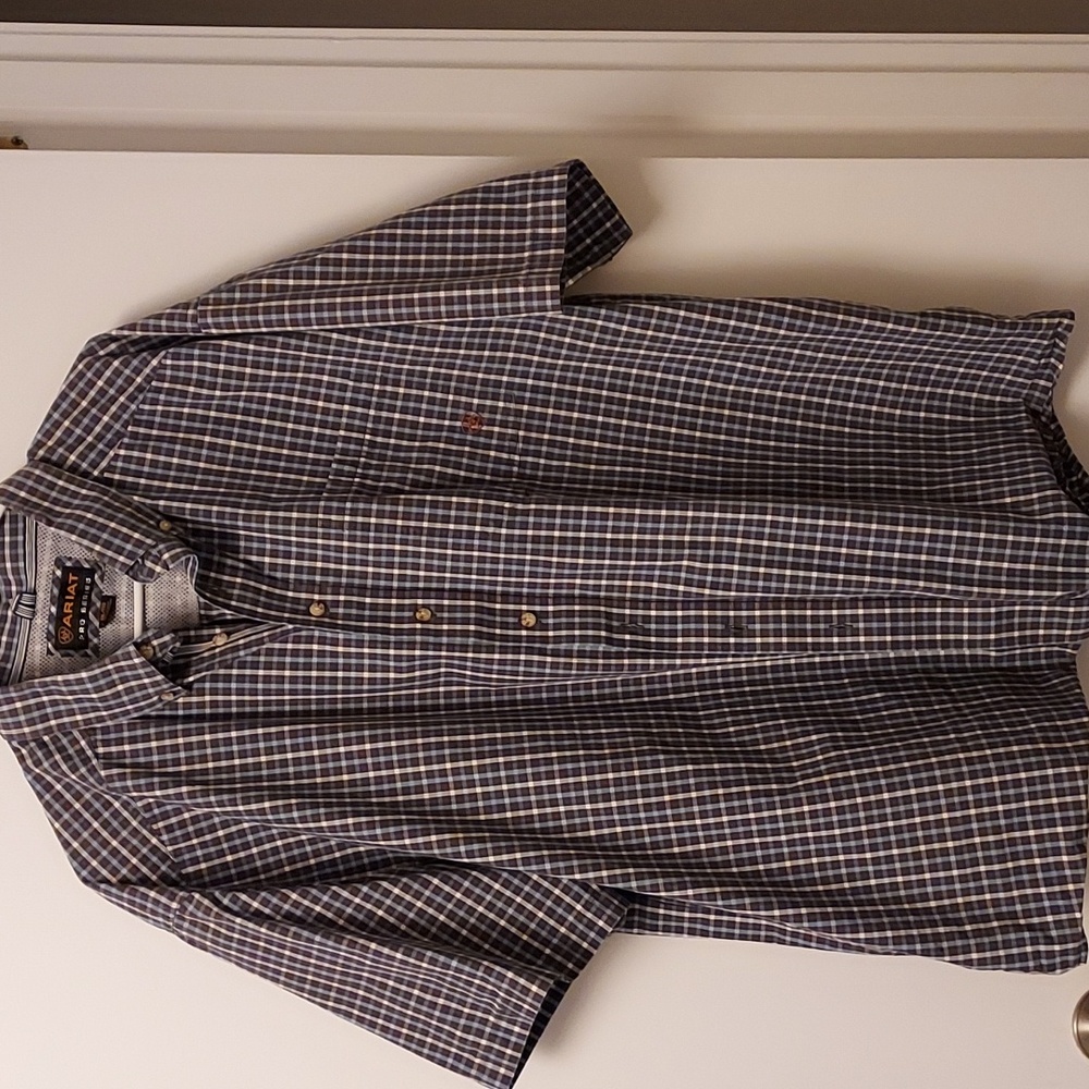 Ariat Men's Pro Series Shortsleeve Button Down Size XXL